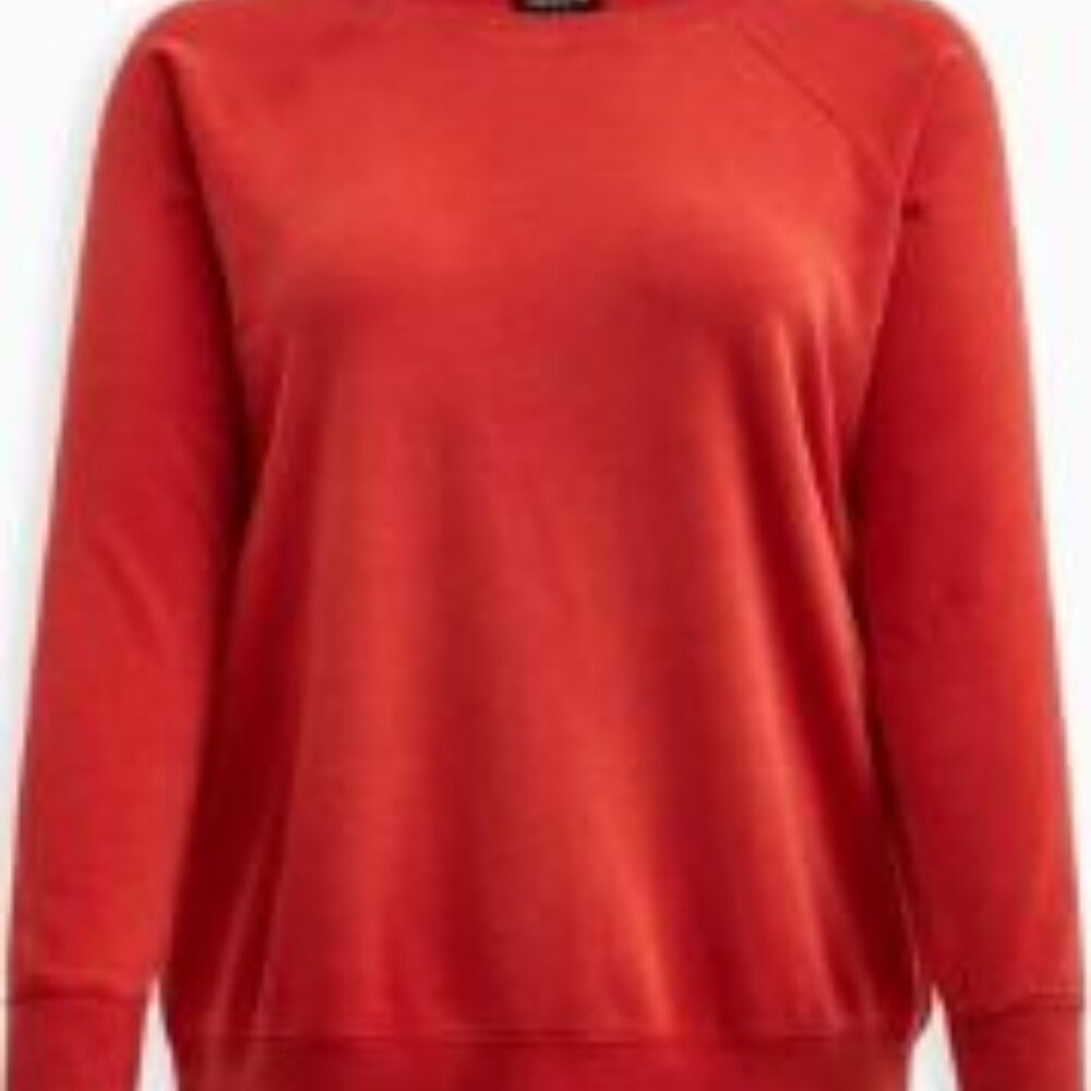 Torrid Vibrant Orange Pullover